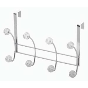 Homepride Online-BLUECANYON DIAMOND OVER DOOR 4 HOOK CHROME