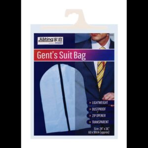 Homepride Online-Rysons gents lightweight suit bag dustproof - zip opener - transparent size: 60 × 90 cm
