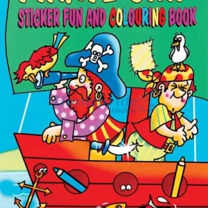 Homepride Online-Pirate ship Stickerfun and Colouring Book