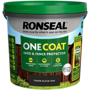 Homepride Online-RONSEAL ONECOAT SHED & FENCE PROTECTOR 5L TUDER BLACK OAK