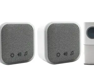 Homepride Online-Uni-com Wireless + Portable and Plug-In Door Chime Set