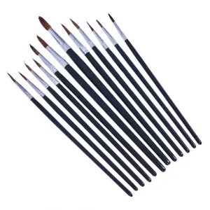 Homepride Online-Amtech 12pc Pointed Tip Artist Brush Set
