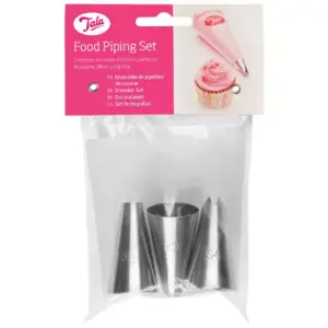 Homepride Online-Tala Food Piping Set -3 nozzles with 38cm reusable icing bag