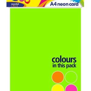 Homepride Online-Cre8 A4 Neon Card - 12 sheets