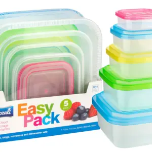 Homepride Online-Sozali Easy Pack 5 food storage containers